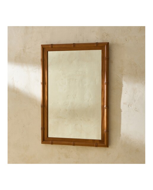 Imagen 0 de Espejo de pared de madera Bamboo El Corte Inglés..