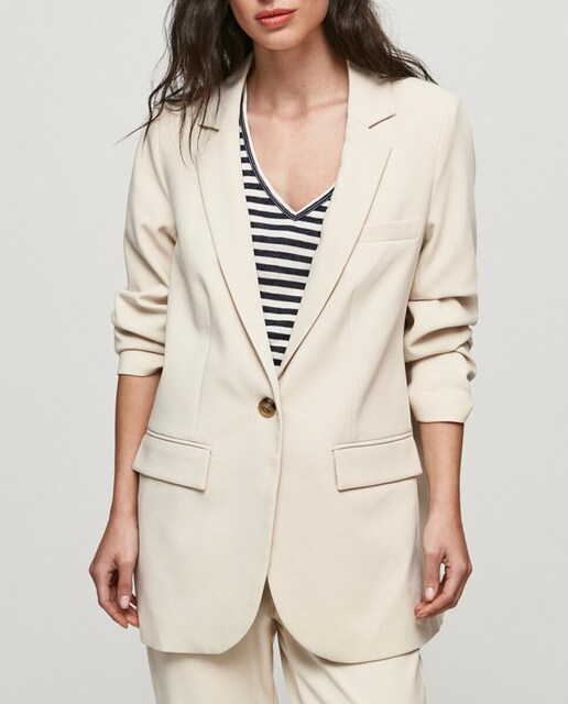 Imagen 0 de Blazer de mujer recta con botón