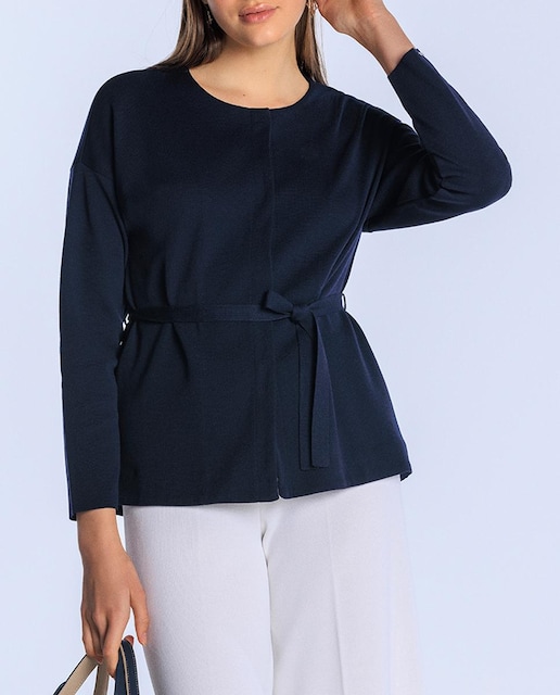 Imagen 0 de Chaqueta de mujer manga larga y cinturón