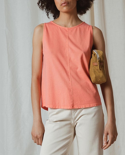 Imagen 0 de Camiseta de mujer cuello redondo y tirante