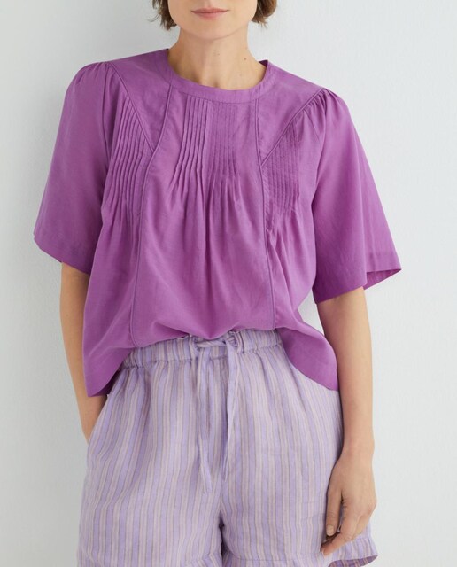 Imagen 0 de Blusa cuello redondo manga corta