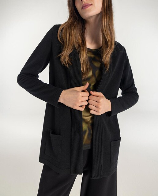 Imagen 0 de Chaqueta larga de mujer  de manga larga