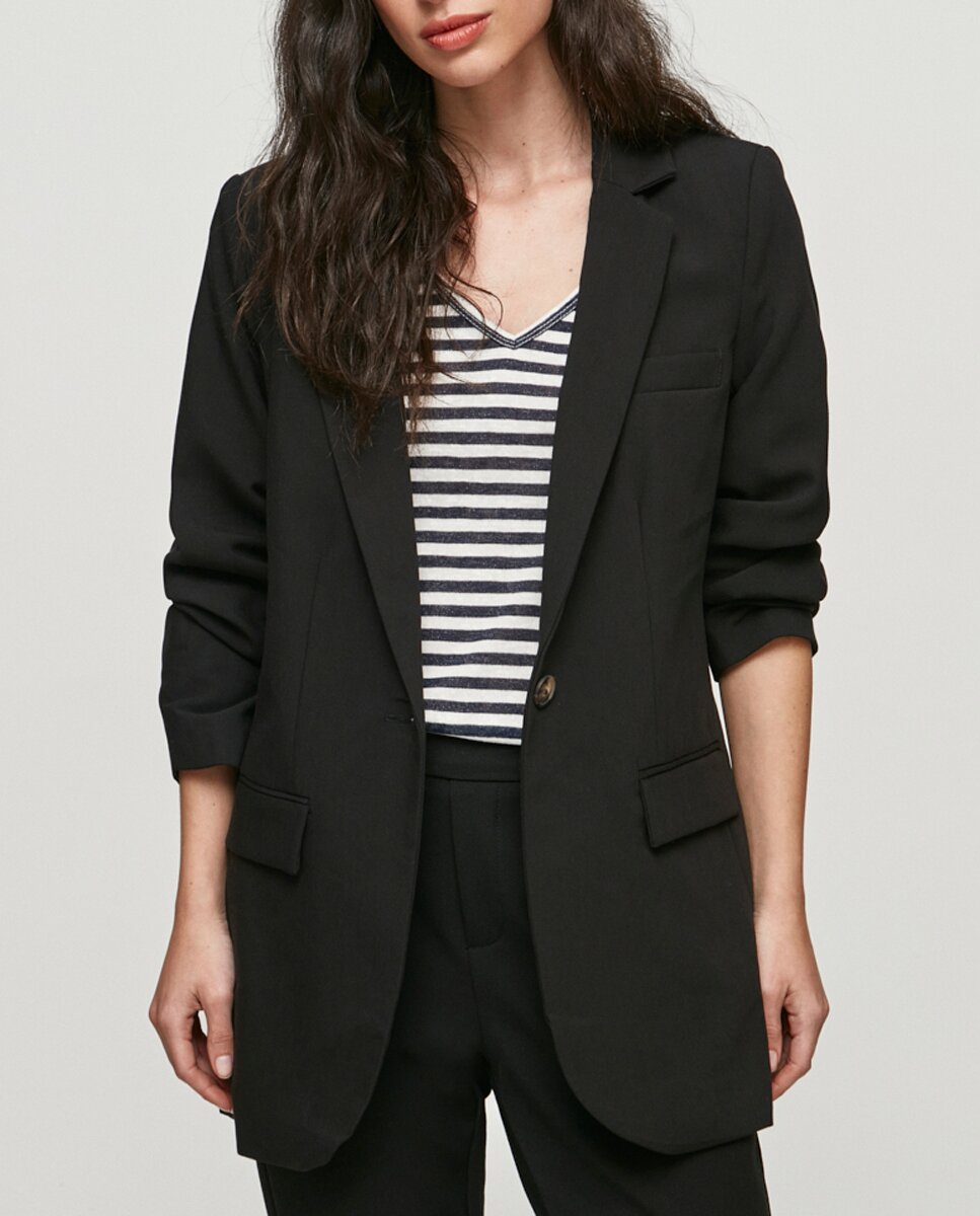 Imagen 0 de Blazer de mujer recta con botón