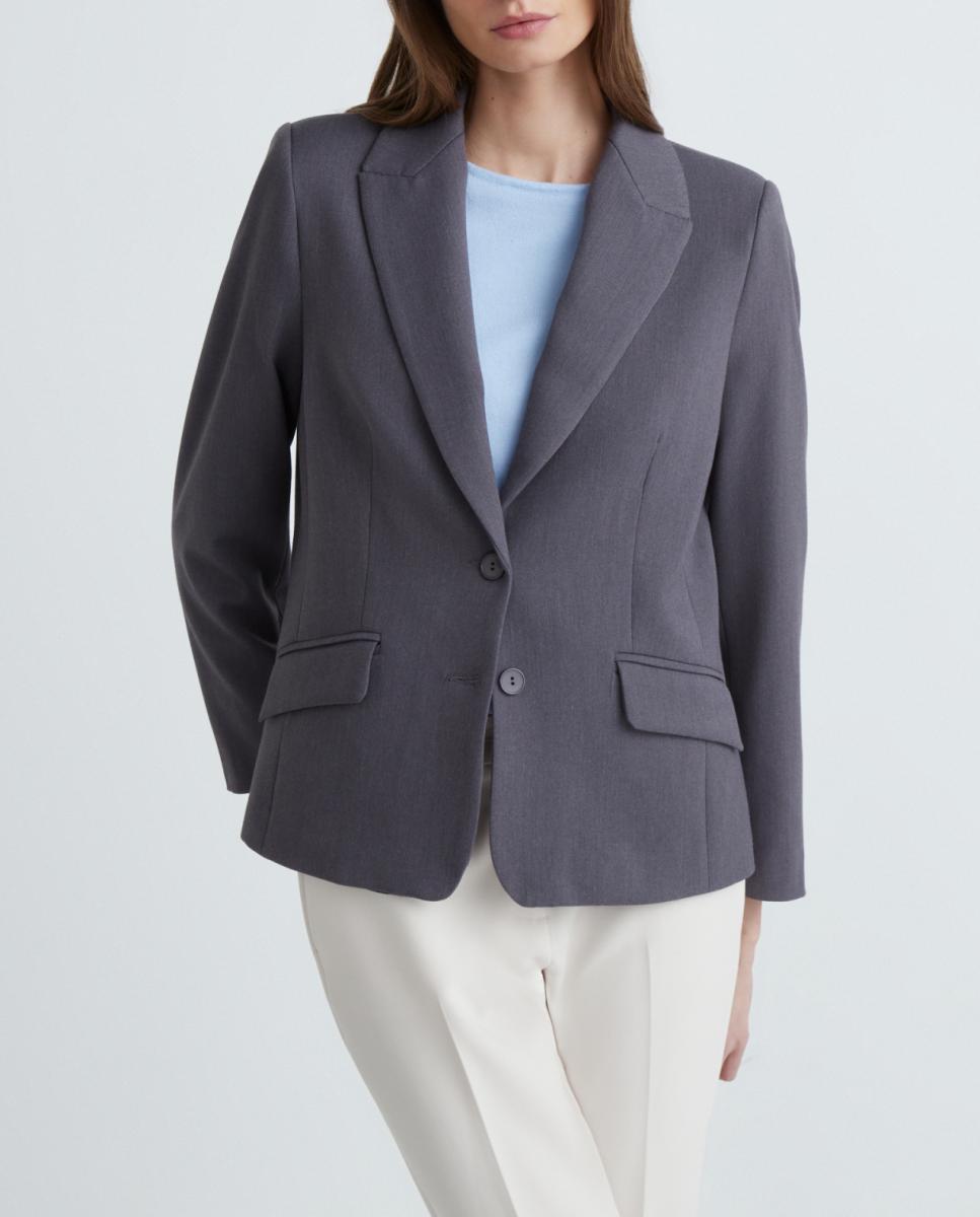 Imagen 0 de Chaqueta de mujer lisa manga larga