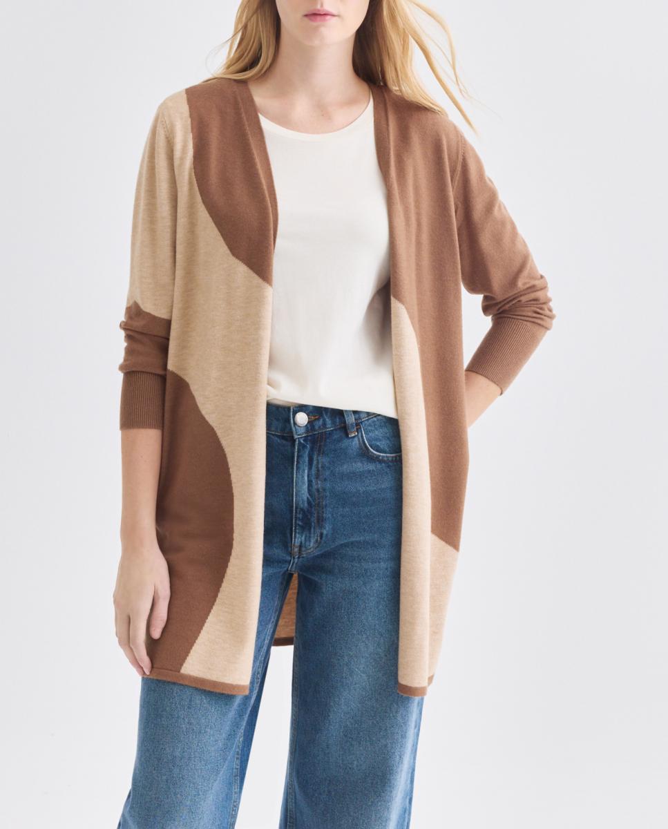Imagen 0 de Chaqueta de mujer manga larga lisa