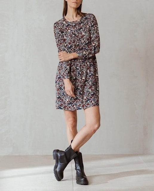 Imagen 0 de Vestido bobbie retro manga larga