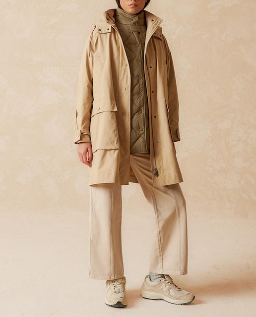 Imagen 0 de Gabardina de mujer midi manga larga