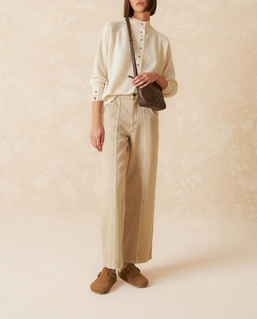 Imagen 0 de Jersey de mujer cuello perkins manga larga