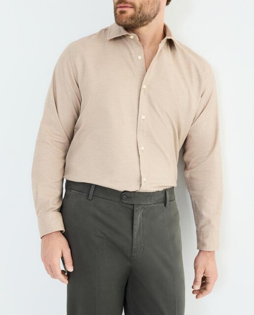 Imagen 0 de Camisa sport hombre franela manga larga tallas grandes