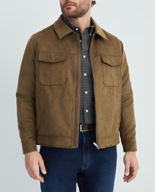 Imagen 0 de Cazadora antelina de hombre.