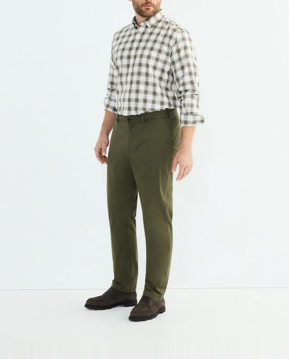 Imagen 0 de Pantalon hombre de sport, slim algodón elastómero