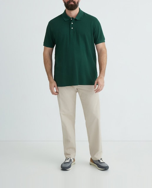 Imagen 0 de Polo de hombre, tallas grandes, manga corta liso