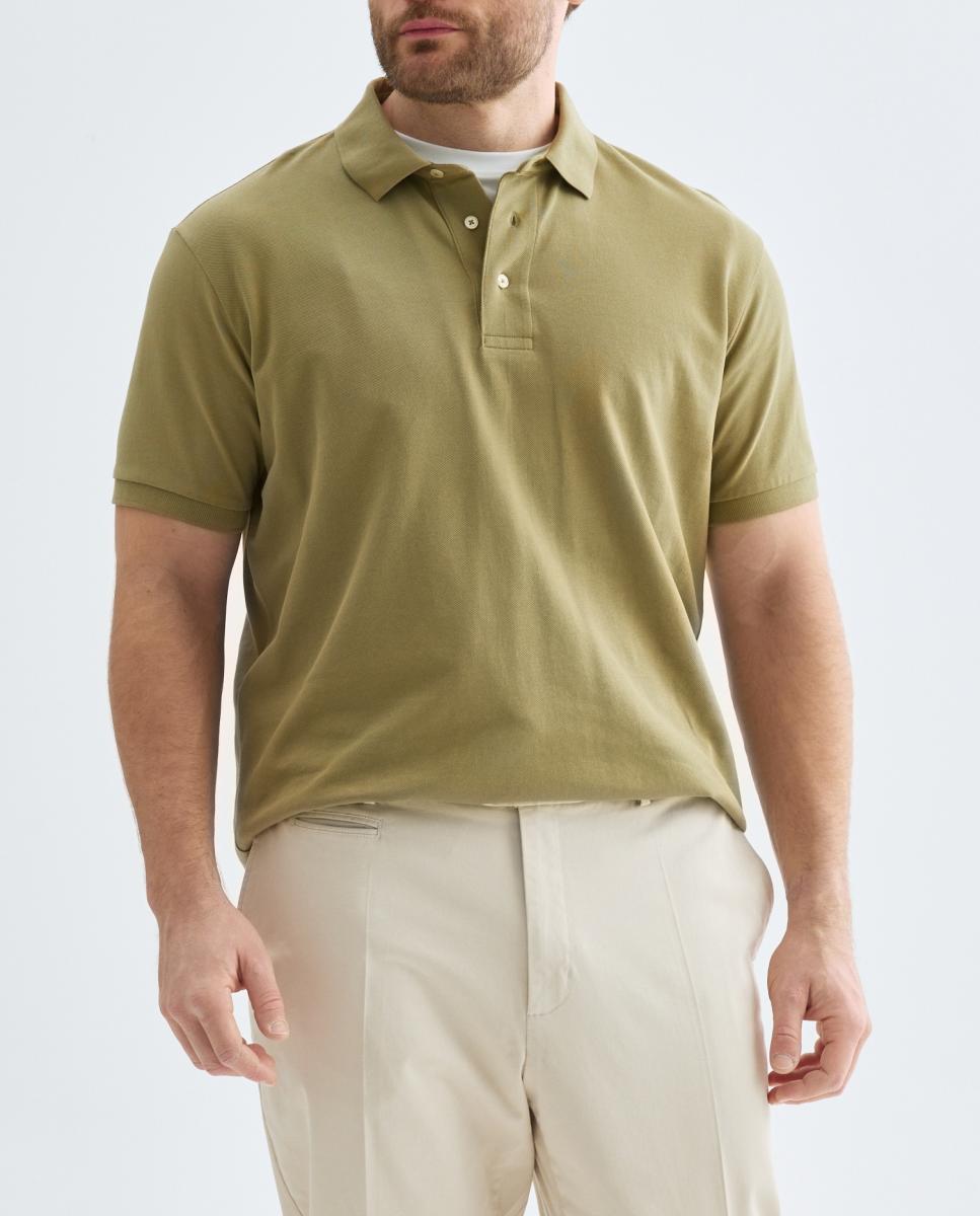 Imagen 0 de Polo de hombre maga corta piqué liso tallas grandes
