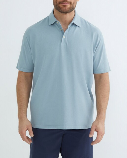 Imagen 0 de Polo hombre tallas grandes manga corta pique liso bolsillo