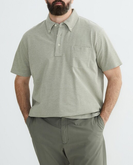 Imagen 0 de Polo hombre tallas grandes manga corta pique