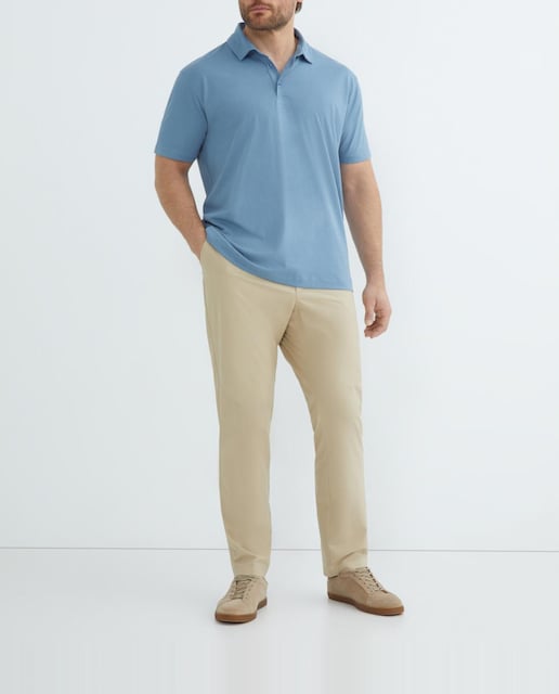 Imagen 0 de Polo manga corta hombre tallas grandes  punto liso confortech