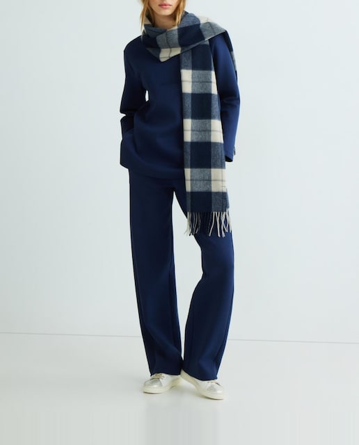 Imagen 0 de Pantalón de mujer de tejido técnico palazzo