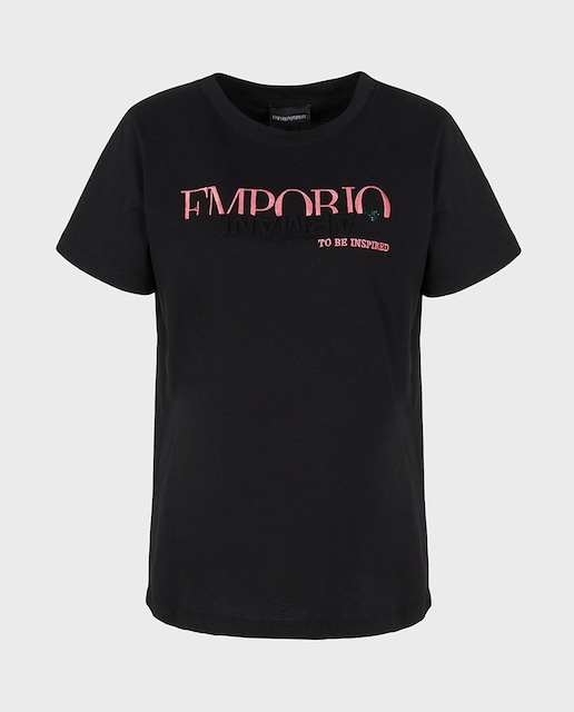 Imagen 0 de Camiseta de mujer manga corta con logo bordado