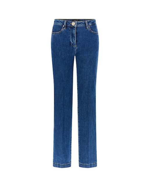 Imagen 0 de Pantalón denim recto de mujer