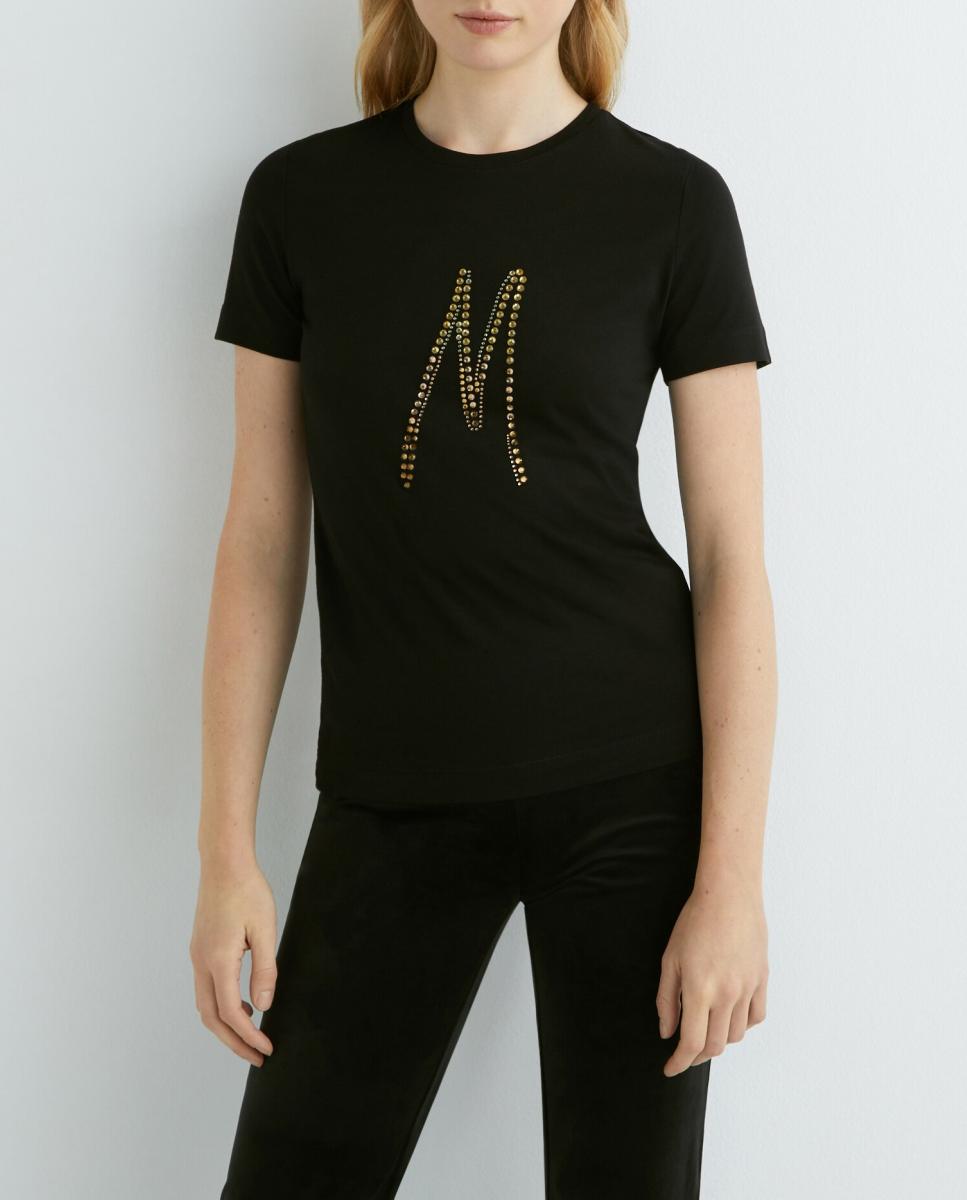 Imagen 0 de Camiseta de mujer básica manga corta con logo