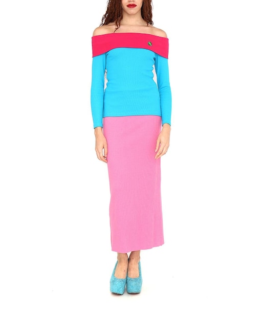 Imagen 0 de Camiseta de mujer cuello barco