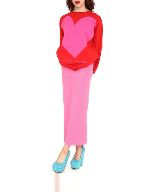 Imagen 0 de Sudadera de mujer con corazón en el centro