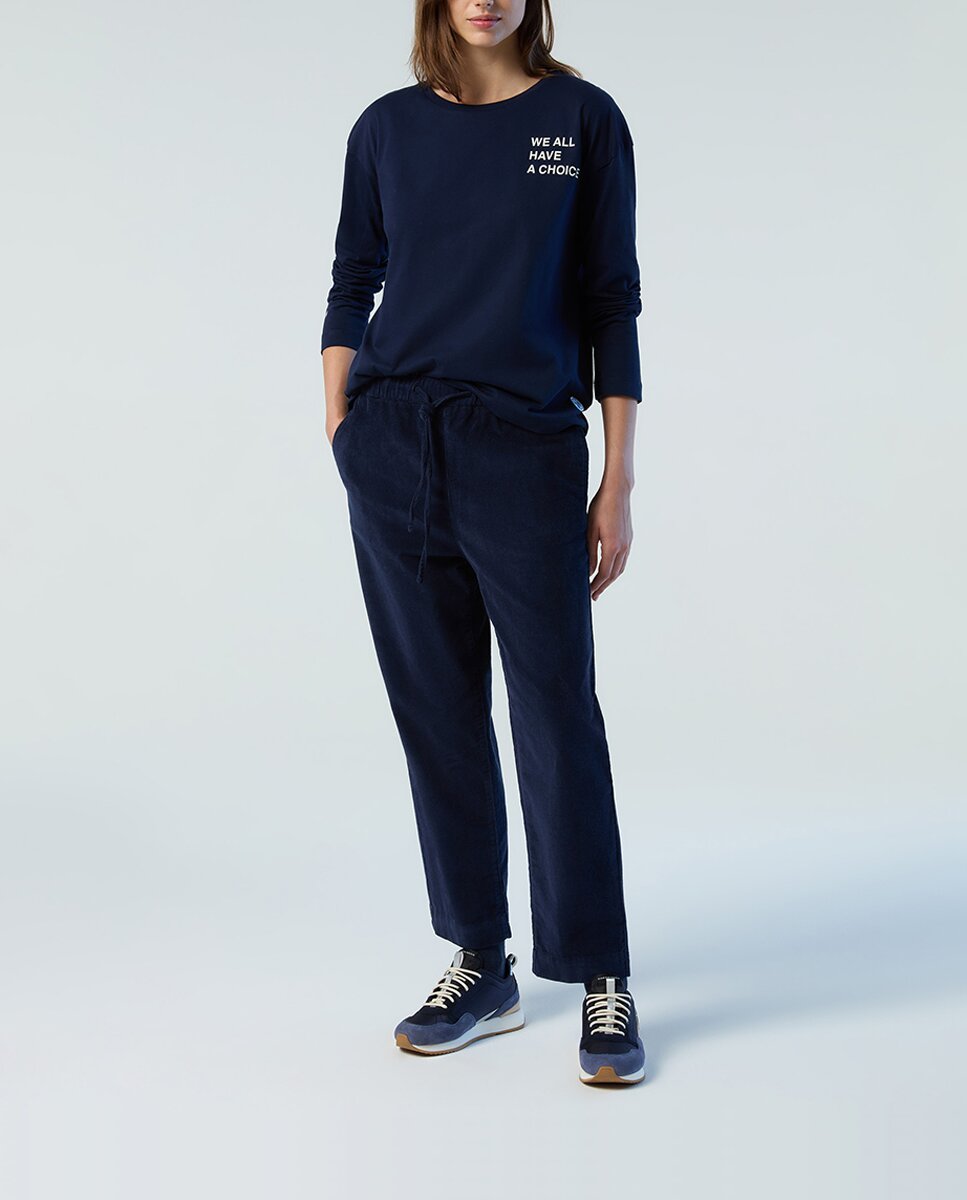 Imagen 0 de Pantalón de mujer relaxed fit elástico cintura