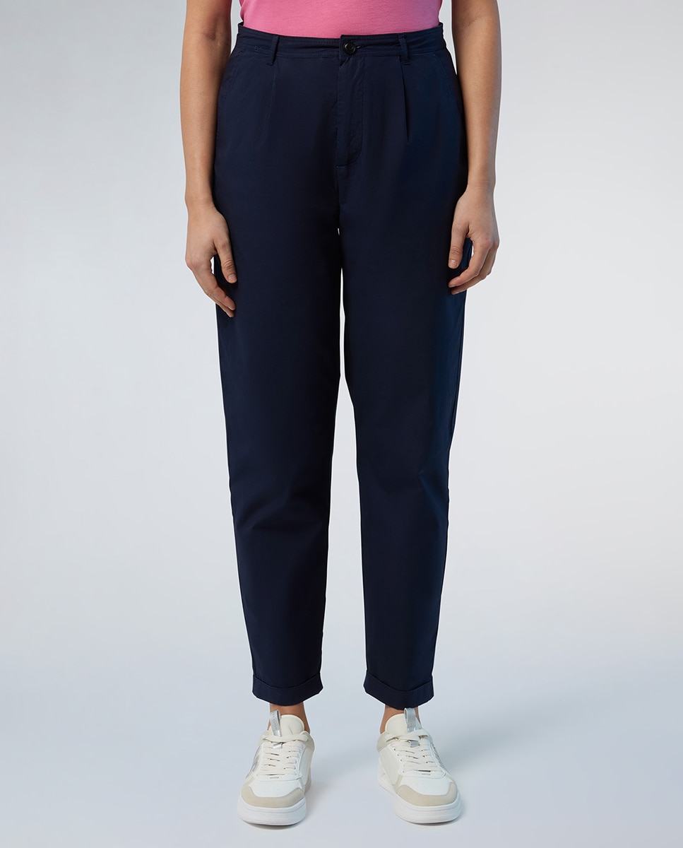 Imagen 0 de Pantalón de mujer largo de corte chino
