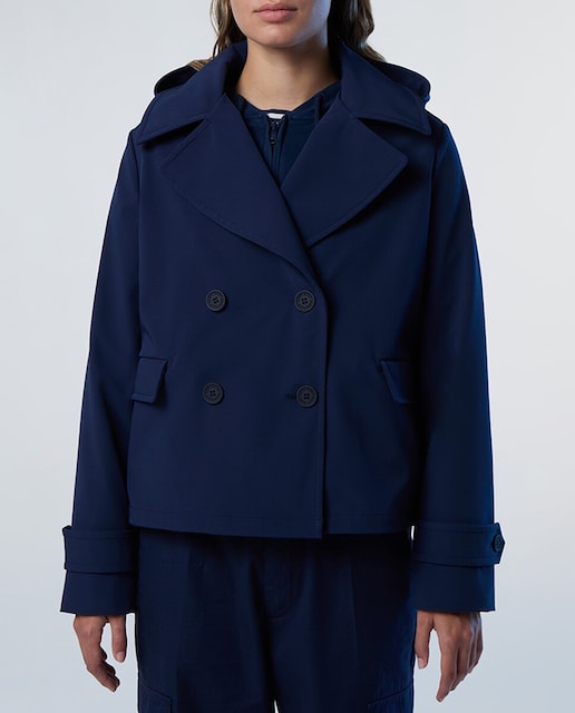 Imagen 0 de Cazadora de mujer corta con capucha