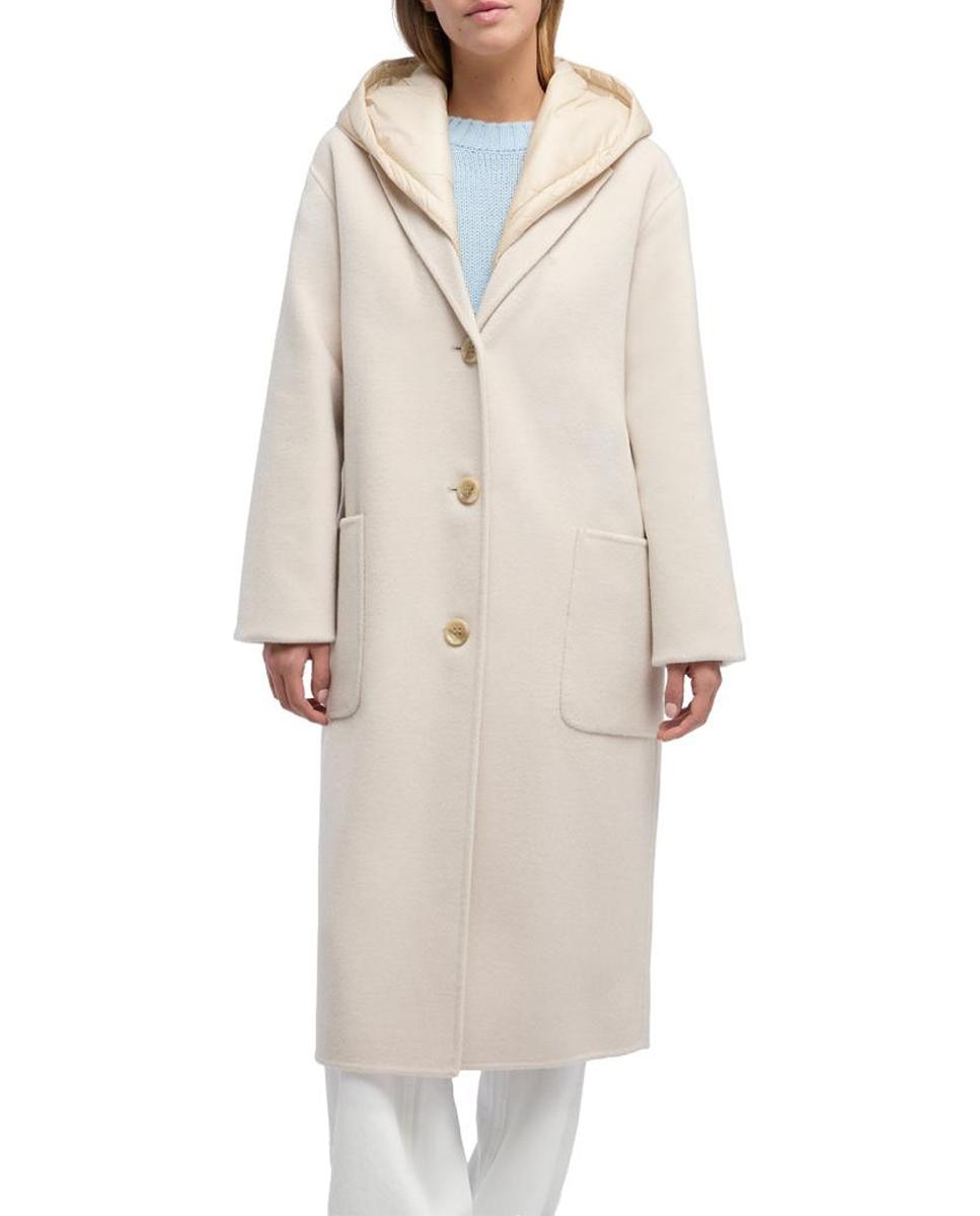 Imagen 0 de Abrigo largo de mujer con capucha acolchada desmontable
