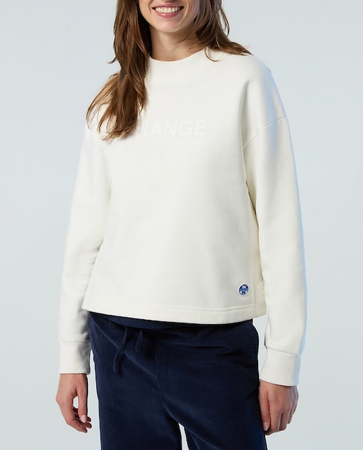 Imagen 0 de Sudadera de mujer cuello redondo manga larga