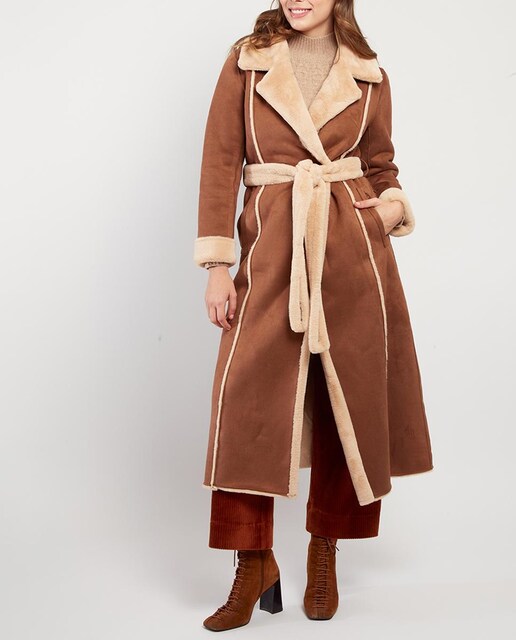 Imagen 0 de Abrigo de mujer doble faz