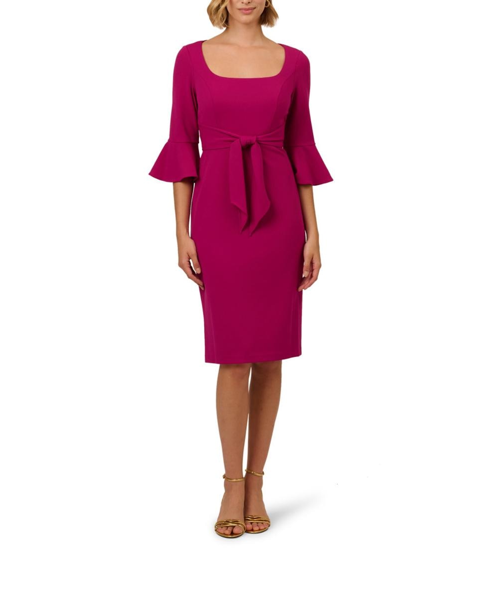 Imagen 0 de Vestido con lazo delantero y manga