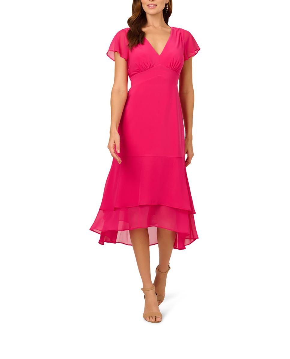 Imagen 0 de Vestido corto combinado