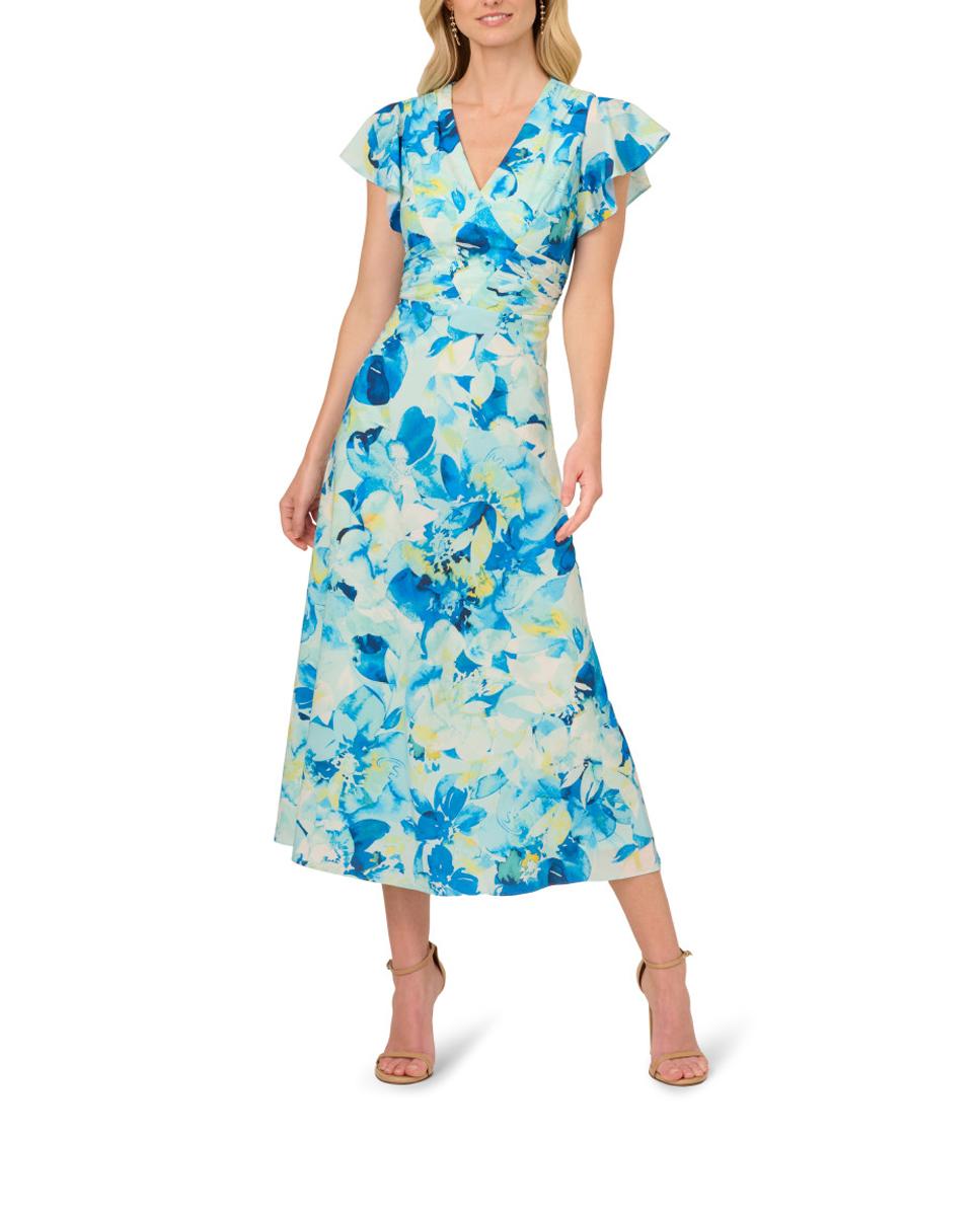 Imagen 0 de VESTIDO ESTAMPADO AL TOBILLO