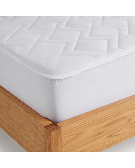 Imagen 0 de Protector acolchado de colchón El Corte Inglés Algodón Clásico Antimanchas