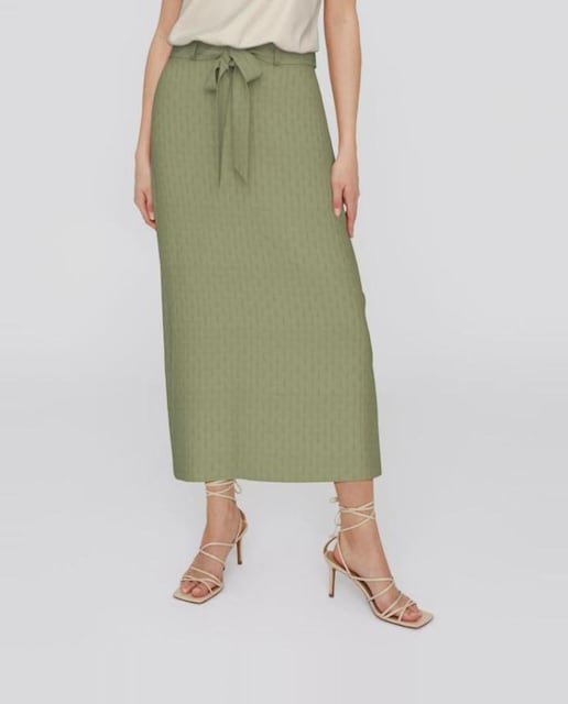 Imagen 0 de Falda midi lazada