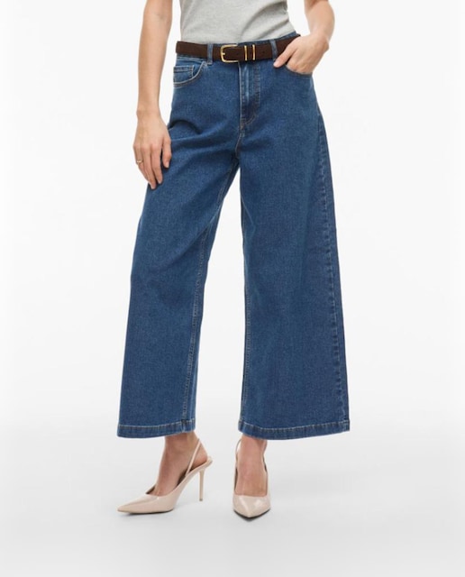 Imagen 0 de Pantalón de mujer ancho vaquero