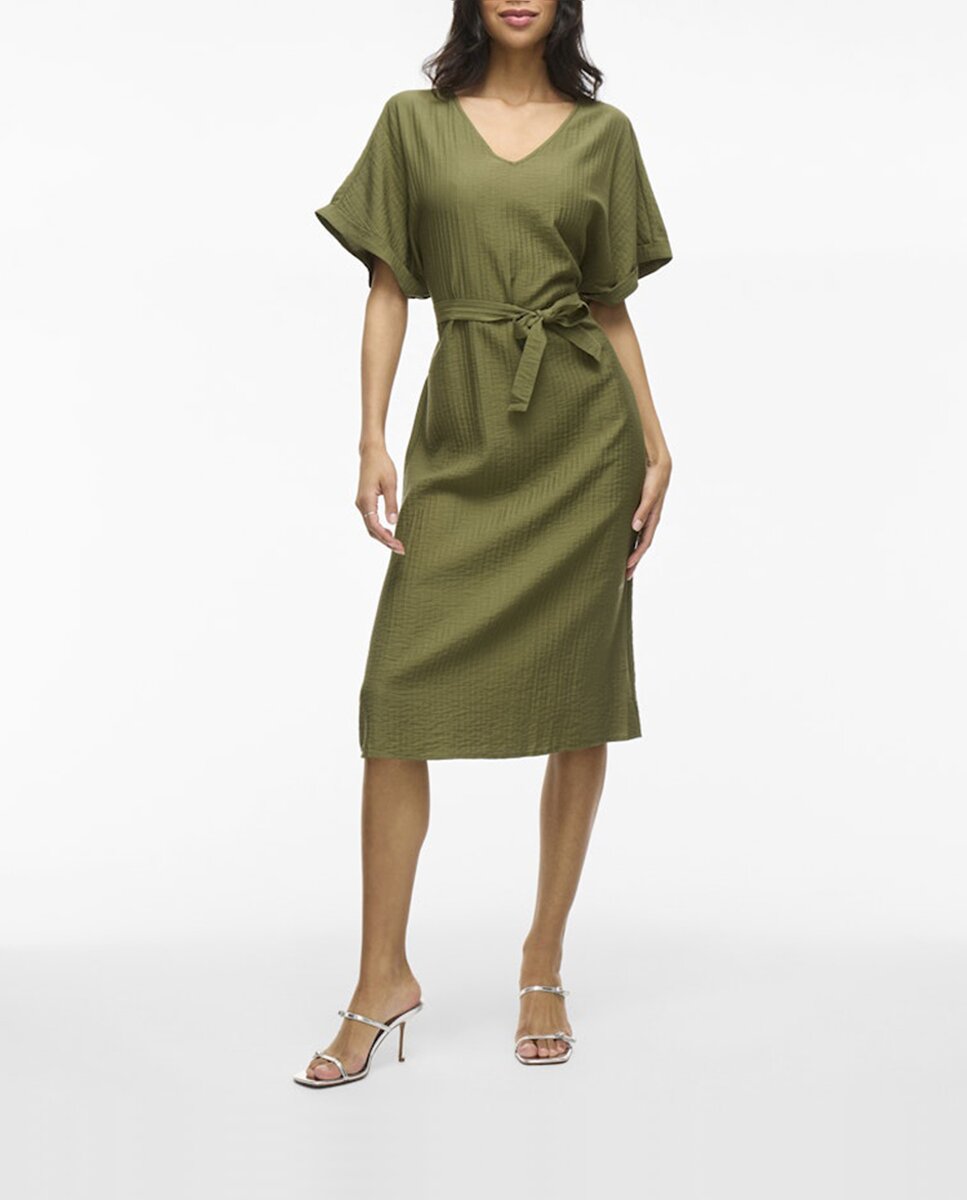 Imagen 0 de Vestido midi estampado