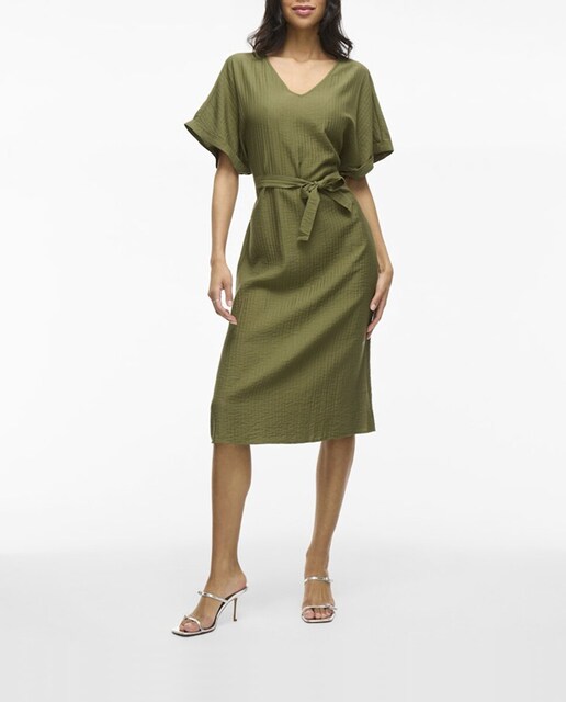 Imagen 0 de Vestido midi estampado