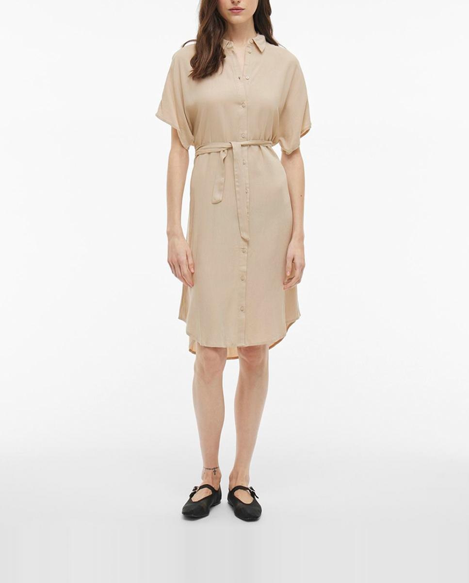 Imagen 0 de Vestido midi camisero
