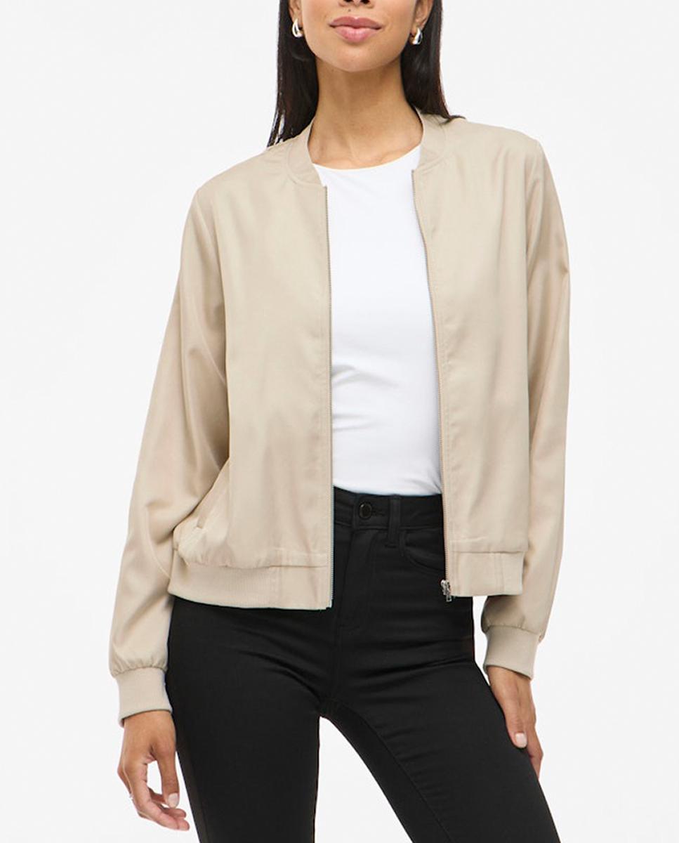 Imagen 0 de Chaqueta bomber de mujer con cremallera