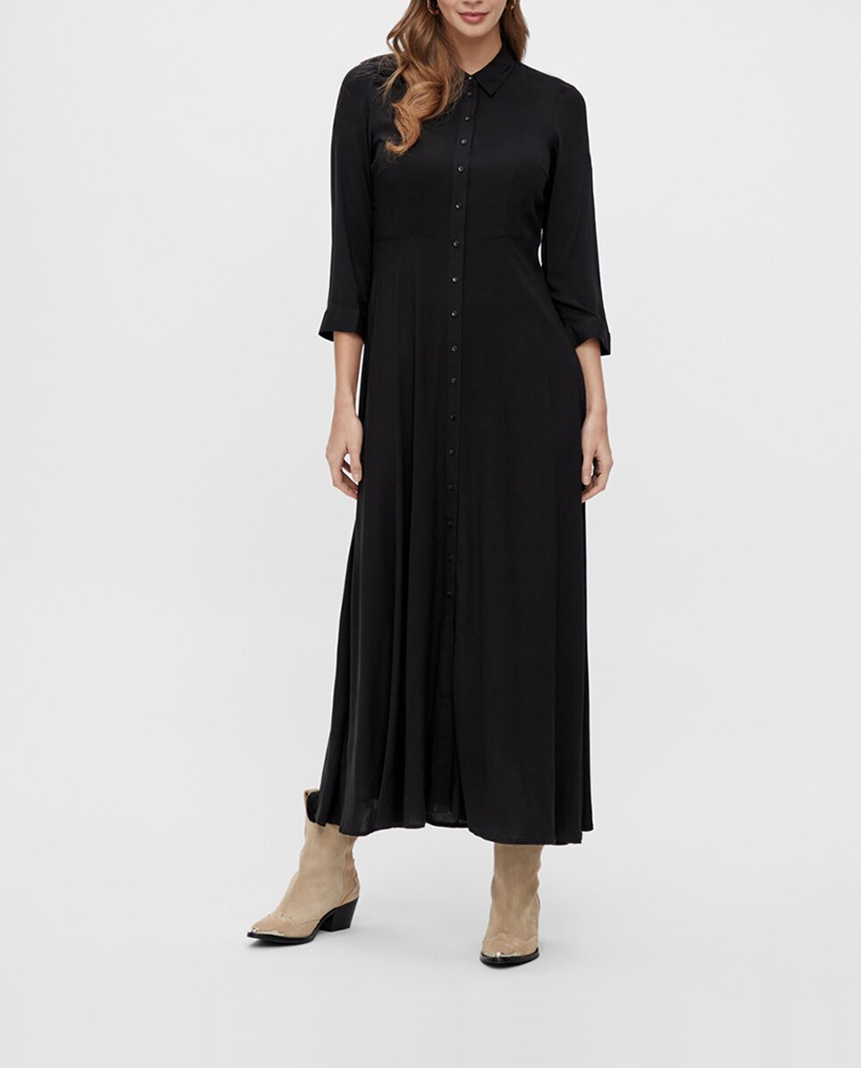 Imagen 0 de Vestido largo de mujer camisero.