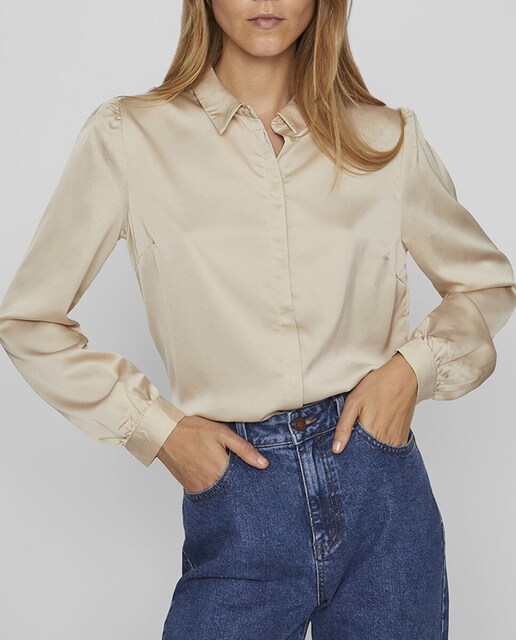 Imagen 0 de Camisa de mujer satinada