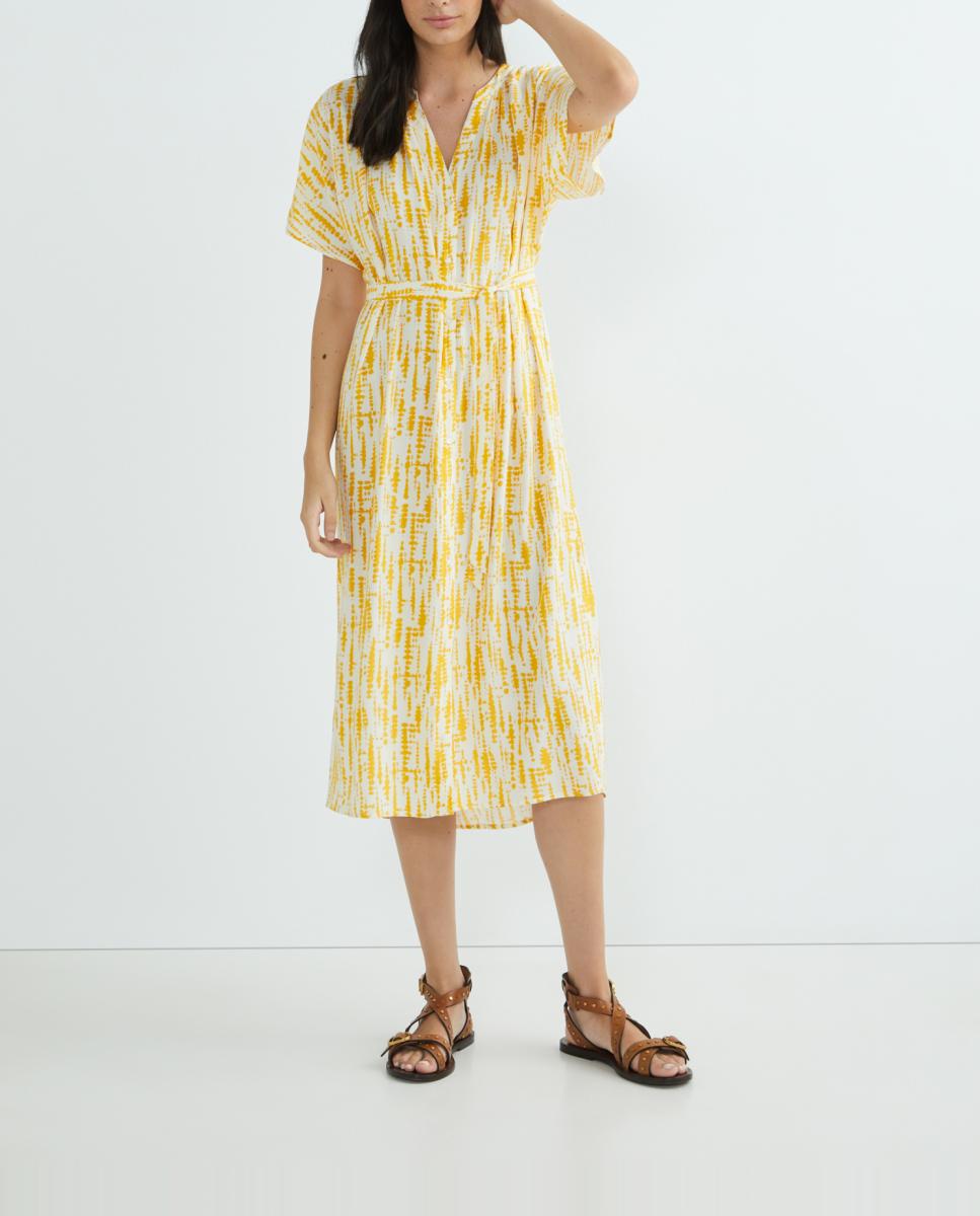 Imagen 0 de Vestido midi manga corta