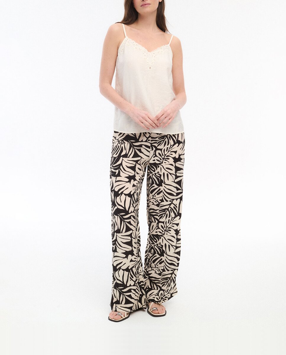 Imagen 0 de Pantalón de mujer recto estampado