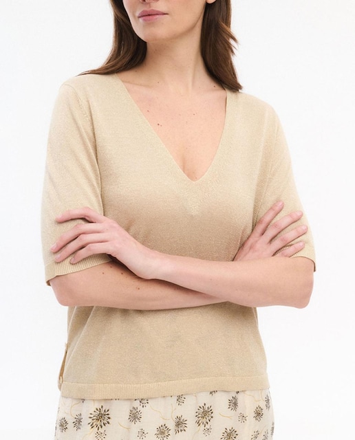 Imagen 0 de Camiseta mujer de manga corta punto