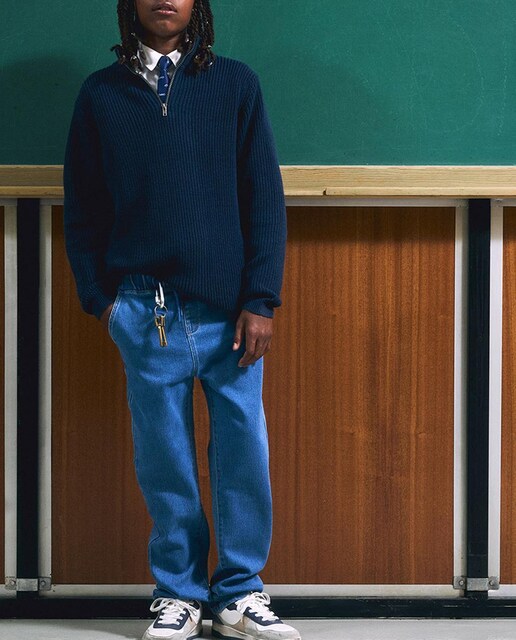 Imagen 0 de Denim knit elástico