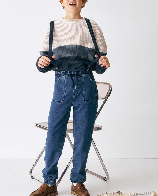Imagen 0 de Denim jogger puños