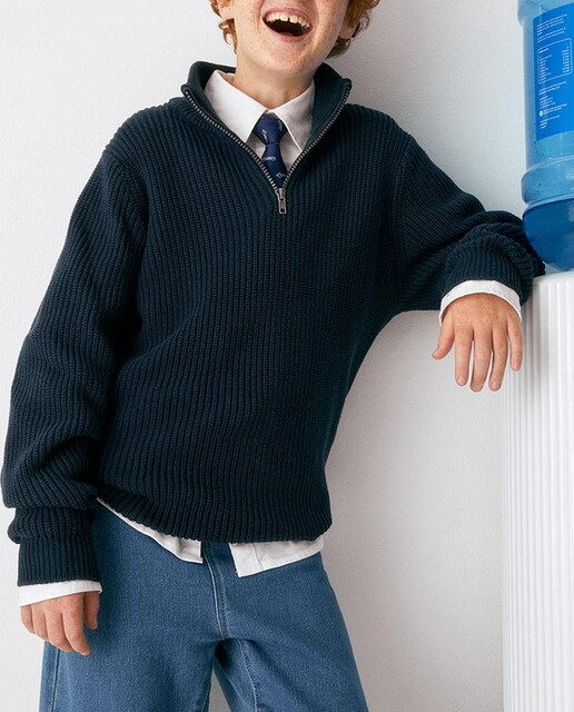 Imagen 0 de Jersey rib cremallera